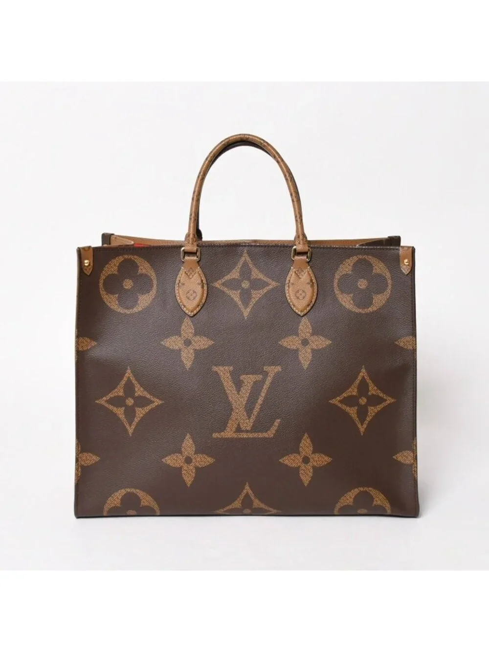 Louis Vuitton On The Go GM Tote Bag 2-Way Monogram Giant Leather
